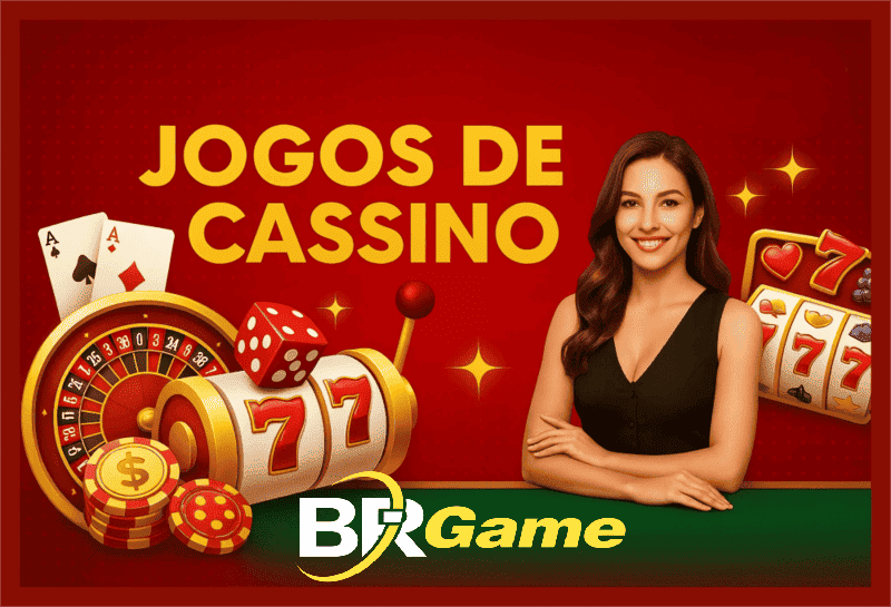 Imagem ilustrativa mostrando a plataforma BRGAME com variedade de jogos online e provedores populares.